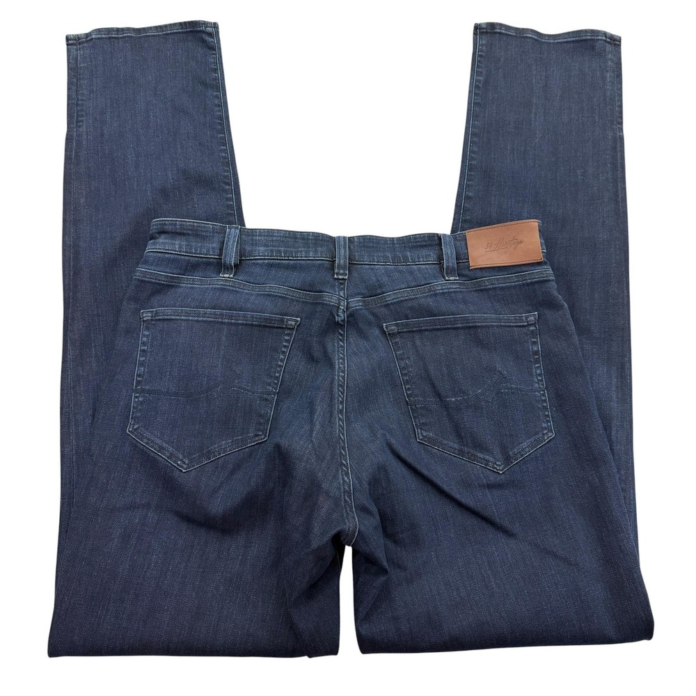 34 Heritage Charisma Jeans Mens 38 x 38 Blue Comfort-Rise Classic Straight Denim